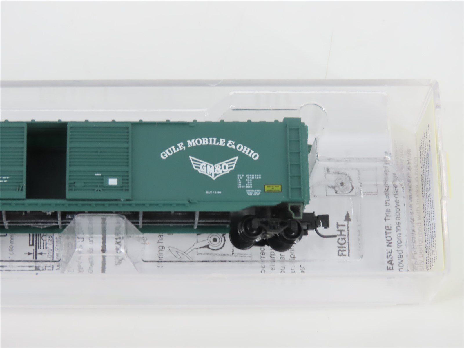 Z Scale Micro-Trains MTL 50600221 GMO Gulf Mobile & Ohio 50' Box Car #50108