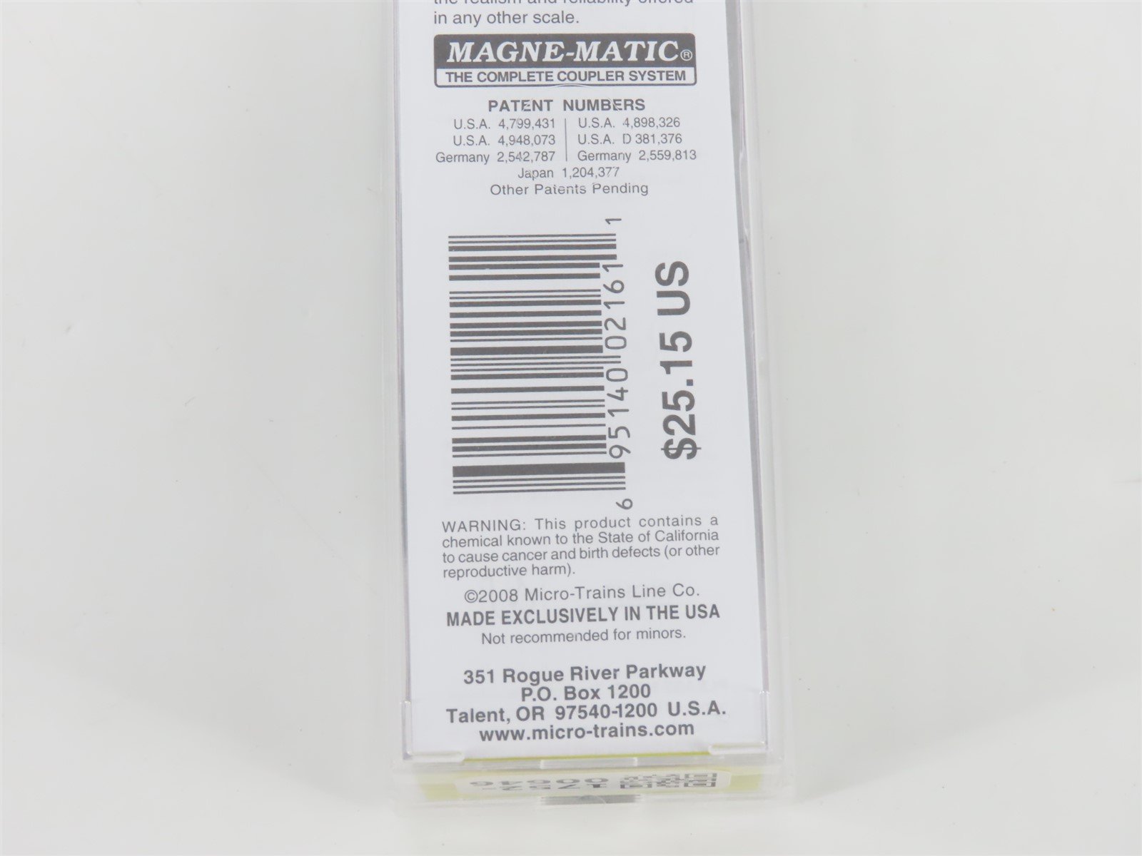 Z Scale Micro-Trains MTL 50600221 GMO Gulf Mobile & Ohio 50' Box Car #50108