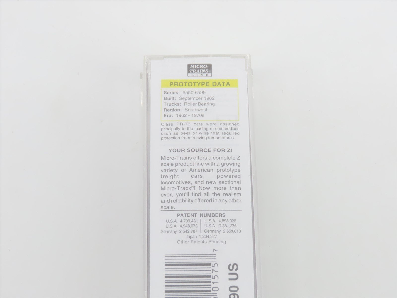 Z Micro-Trains MTL 50700290 SFRB ATSF Shock Control 50' Plug Door Box Car #6572