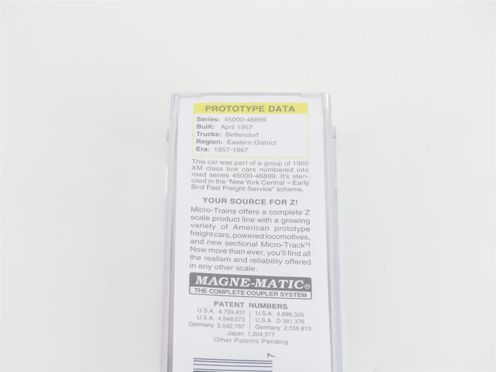 Z Scale Micro-Trains MTL 50600162 NYC 