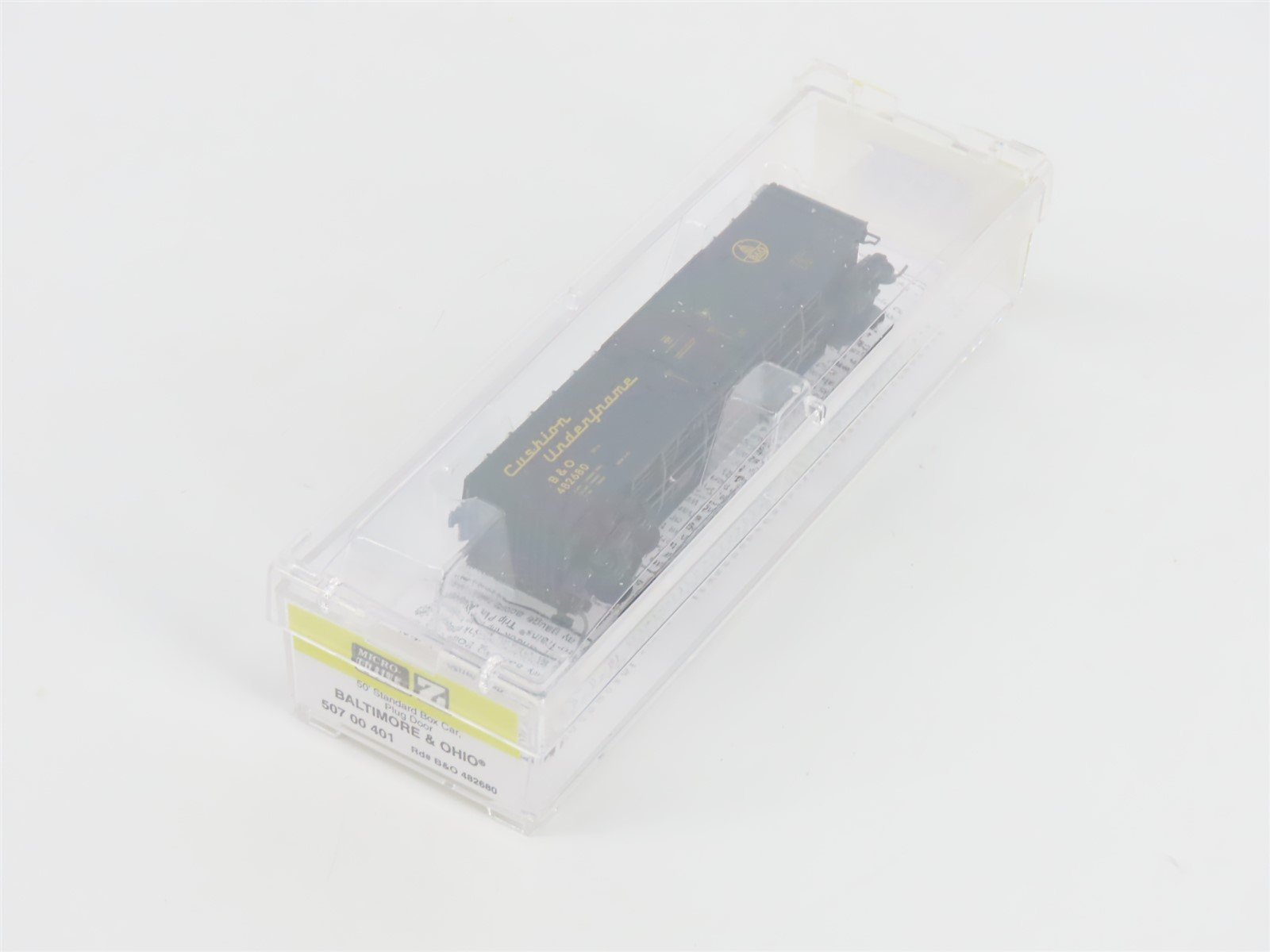 Z Micro-Trains MTL 50700401 B&O Baltimore & Ohio 50' Plug Door Box Car #482680