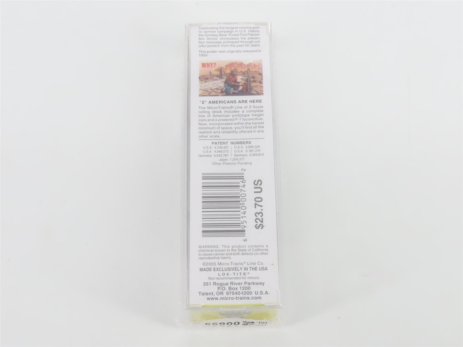 Z Micro-Trains MTL 50700320 SBX Smokey Bear 