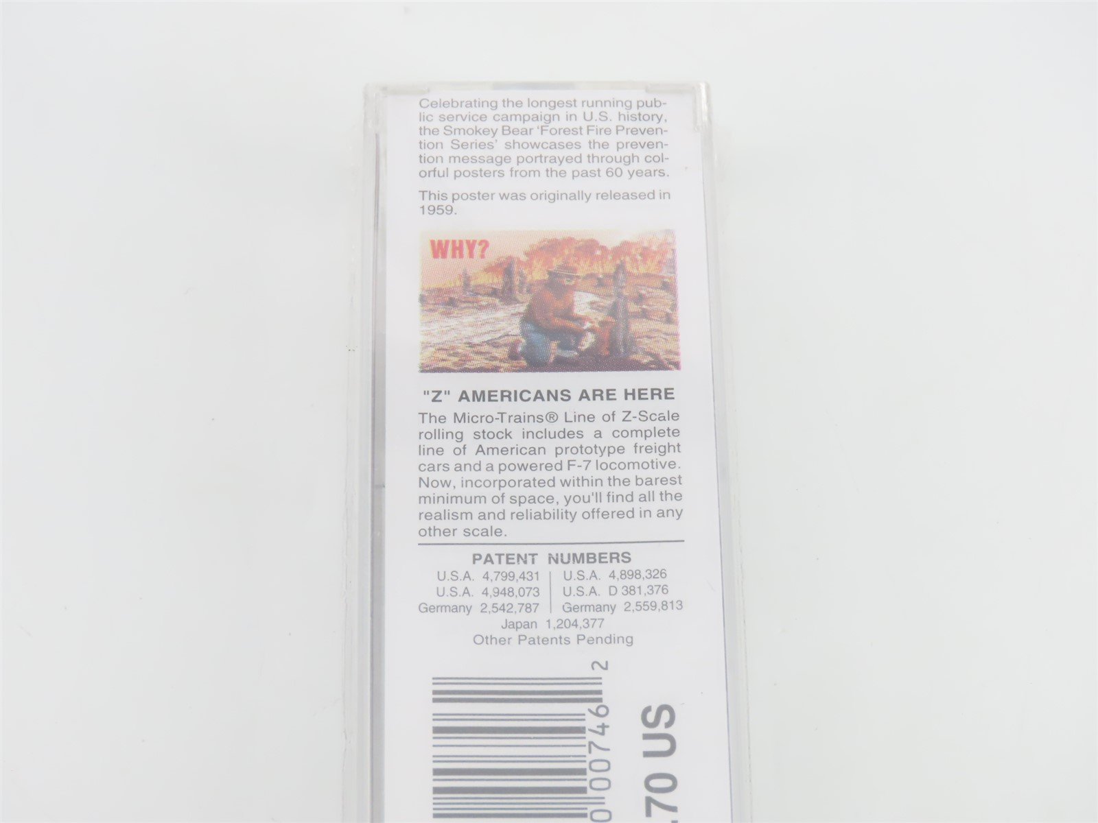 Z Micro-Trains MTL 50700320 SBX Smokey Bear 