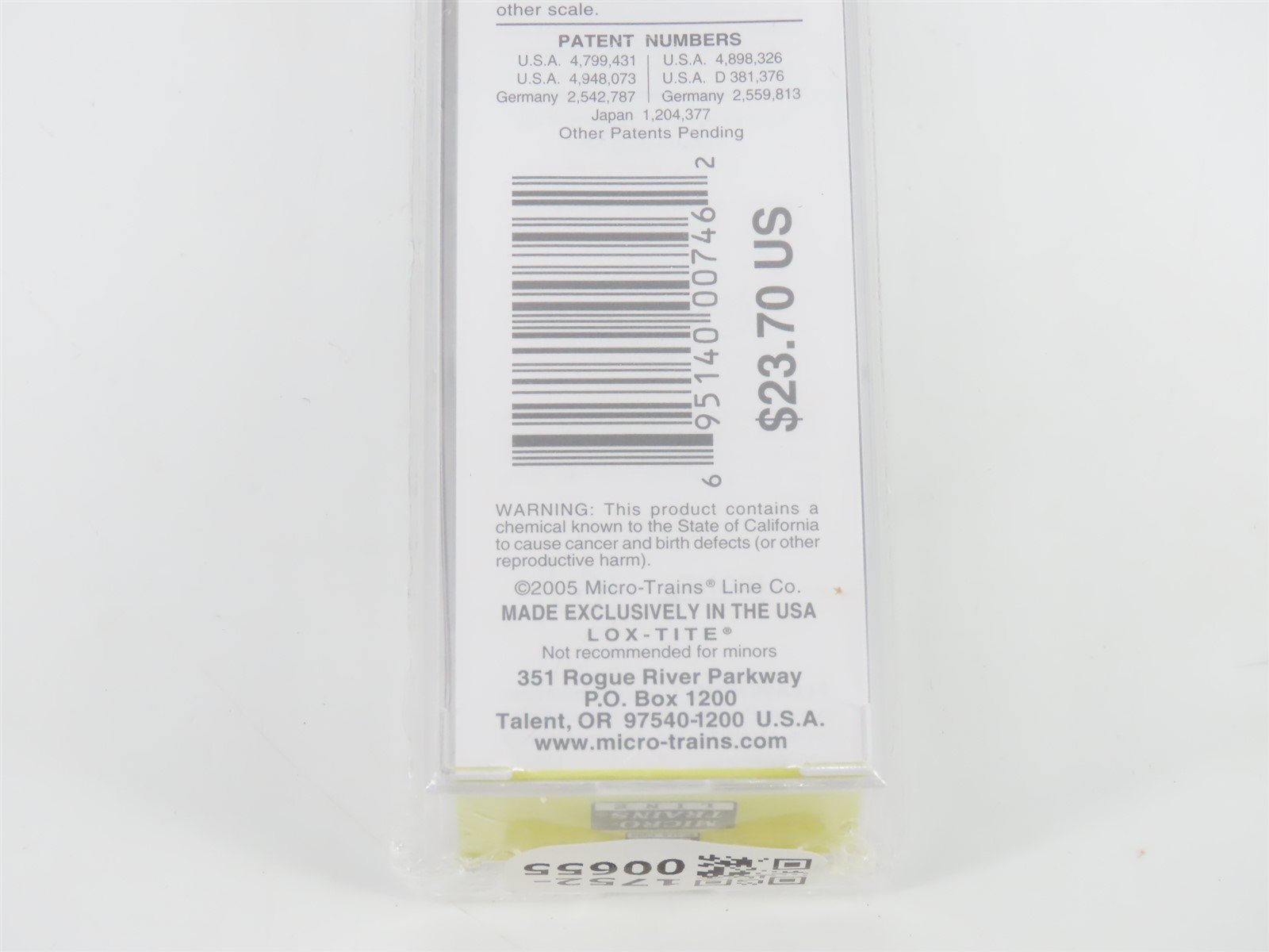 Z Micro-Trains MTL 50700320 SBX Smokey Bear 