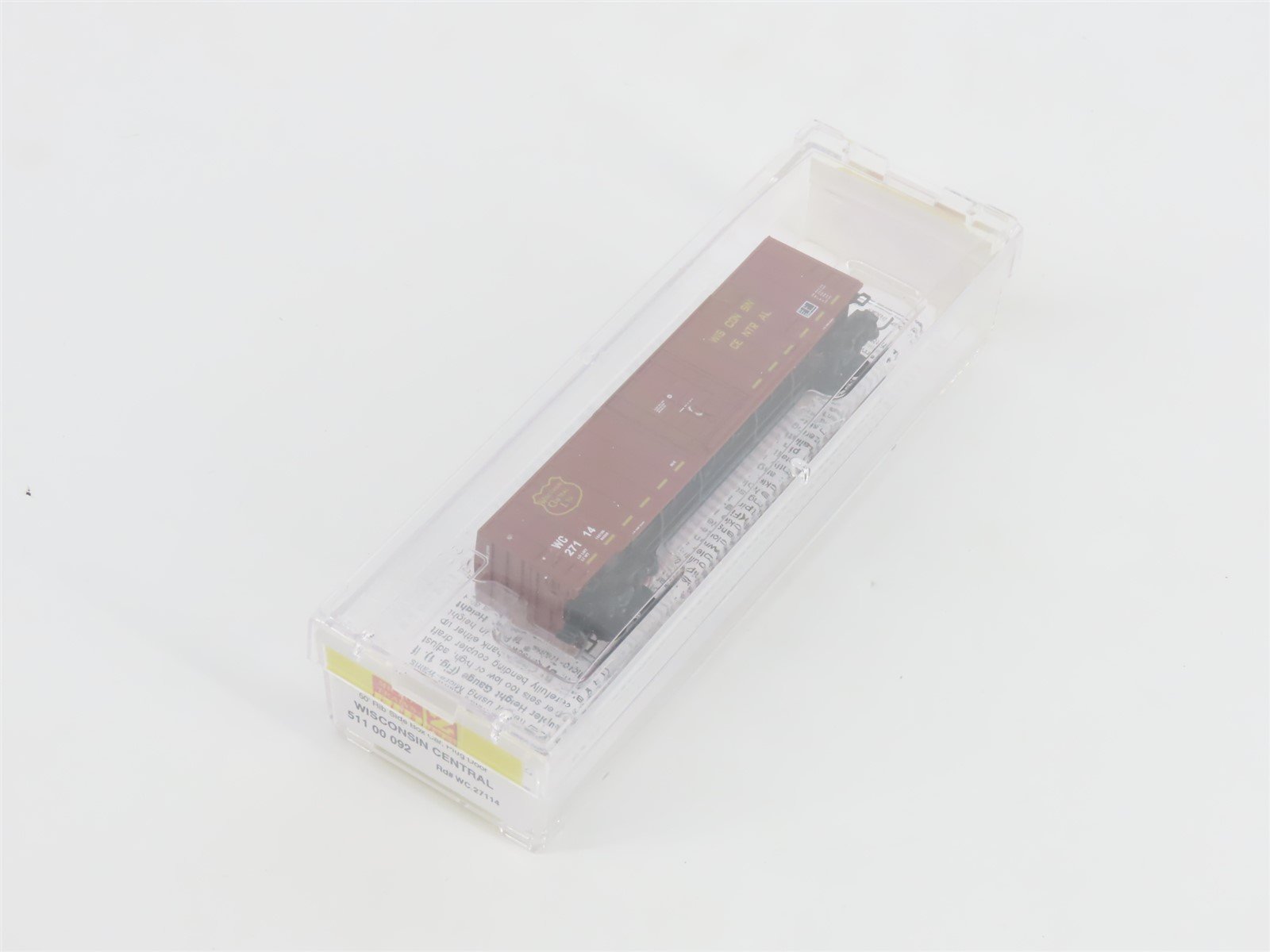 Z Micro-Trains MTL 51100092 WC Wisconsin Central 50' Plug Door Box Car #27114