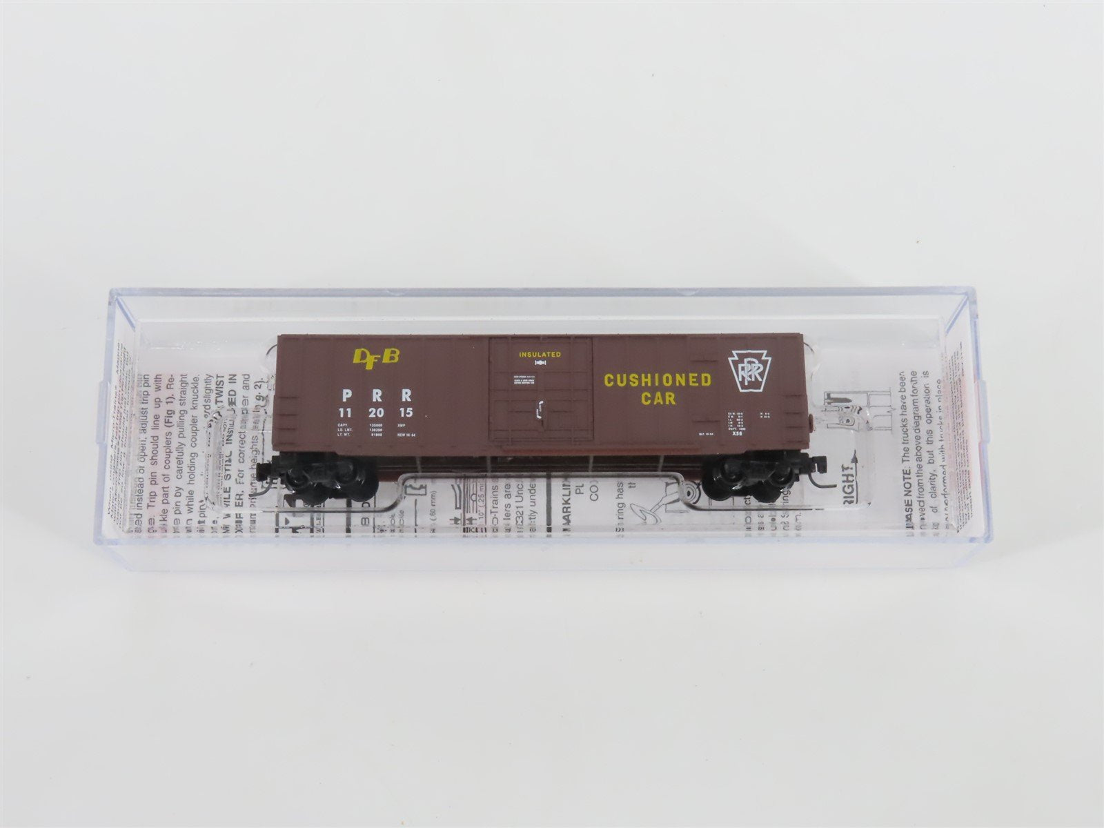 Z Scale Micro-Trains MTL 51100010 PRR Pennsylvania 50' Plug Door Box Car #112015