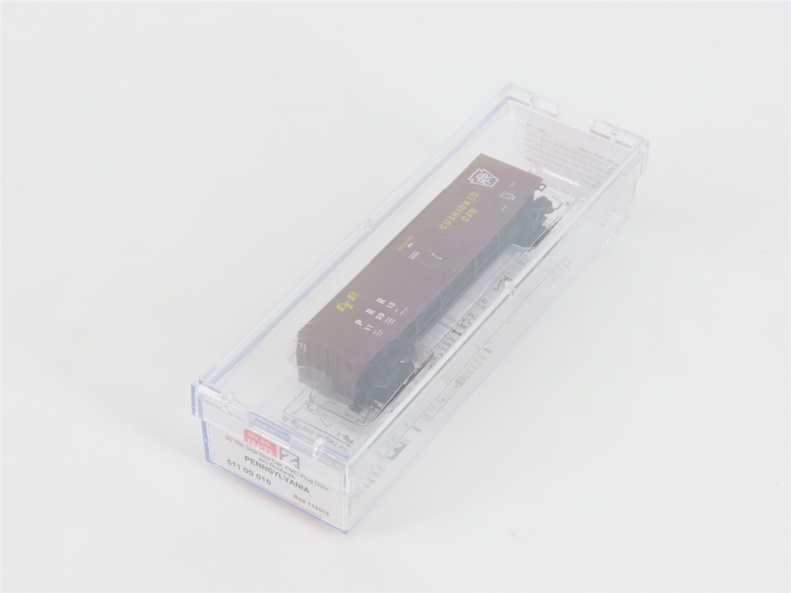 Z Scale Micro-Trains MTL 51100010 PRR Pennsylvania 50' Plug Door Box Car #112015