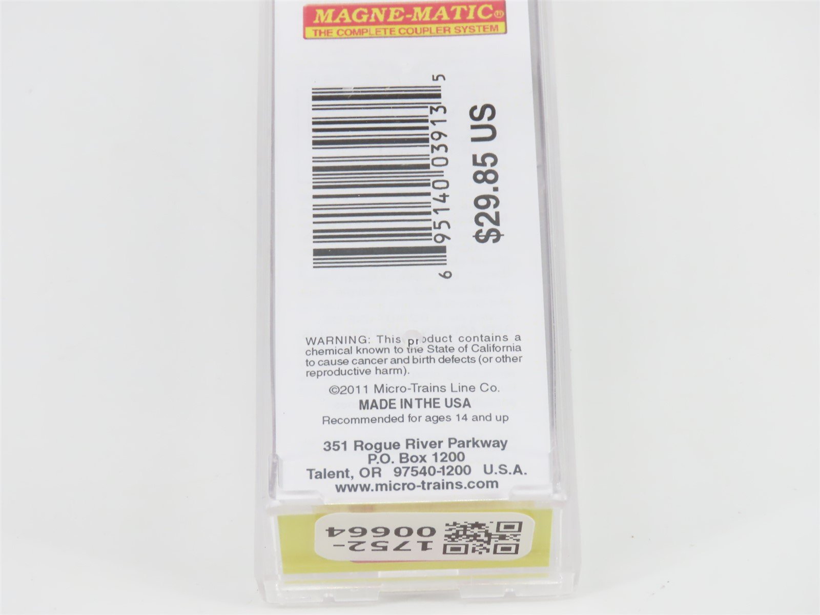 Z Micro-Trains MTL 50700460 NIRX Trona Chemicals 50' Plug Door Box Car #14019