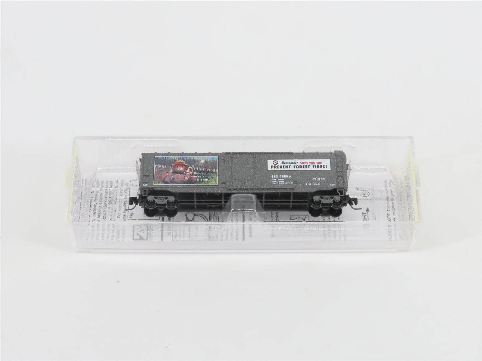 Z Micro-Trains MTL 50700340 SBX Smokey Bear 