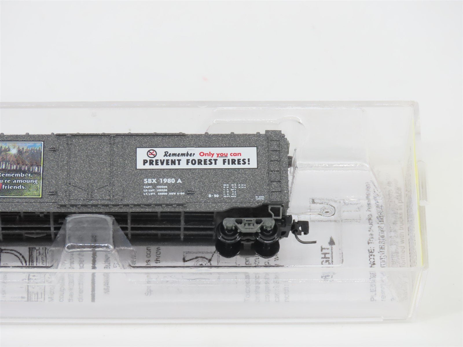 Z Micro-Trains MTL 50700340 SBX Smokey Bear 