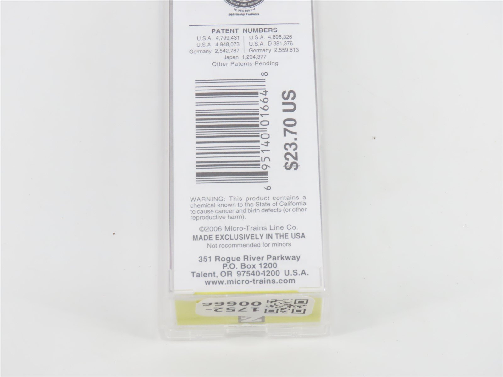 Z Micro-Trains MTL 50700340 SBX Smokey Bear 