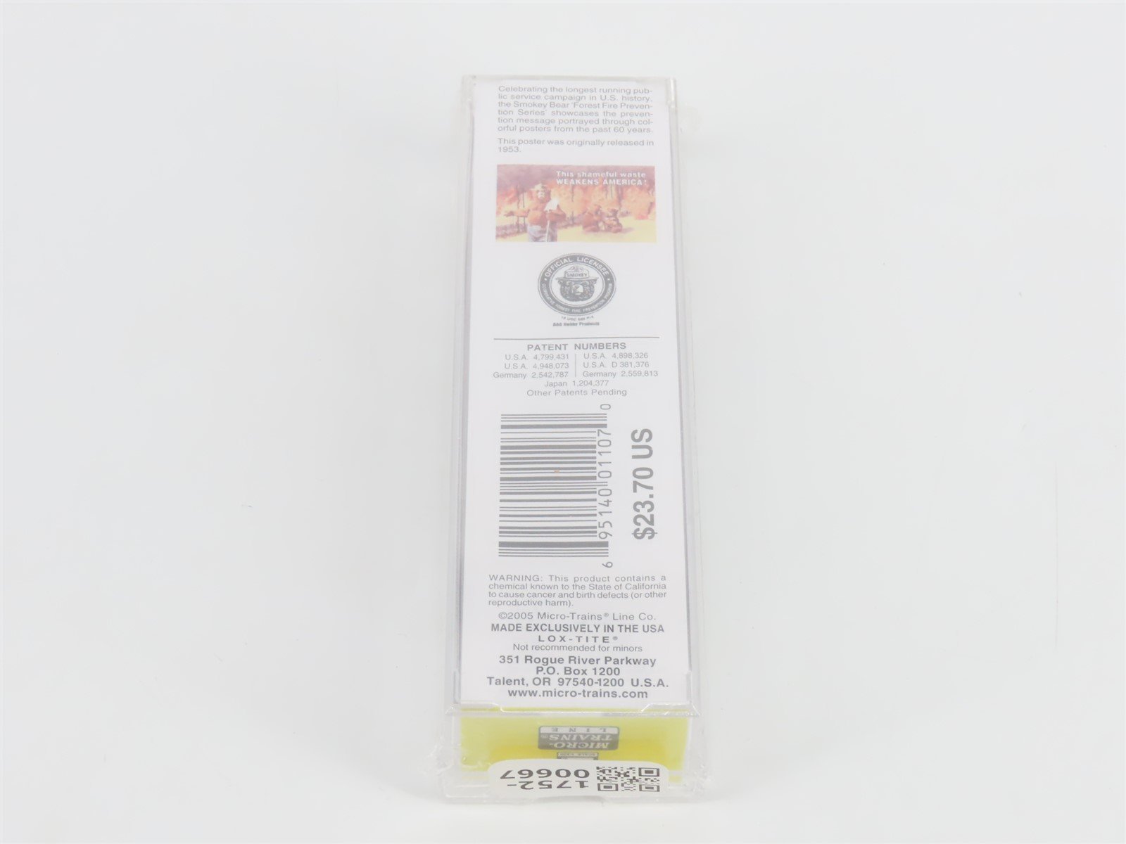 Z Micro-Trains MTL 50700330 SBX Smokey Bear 