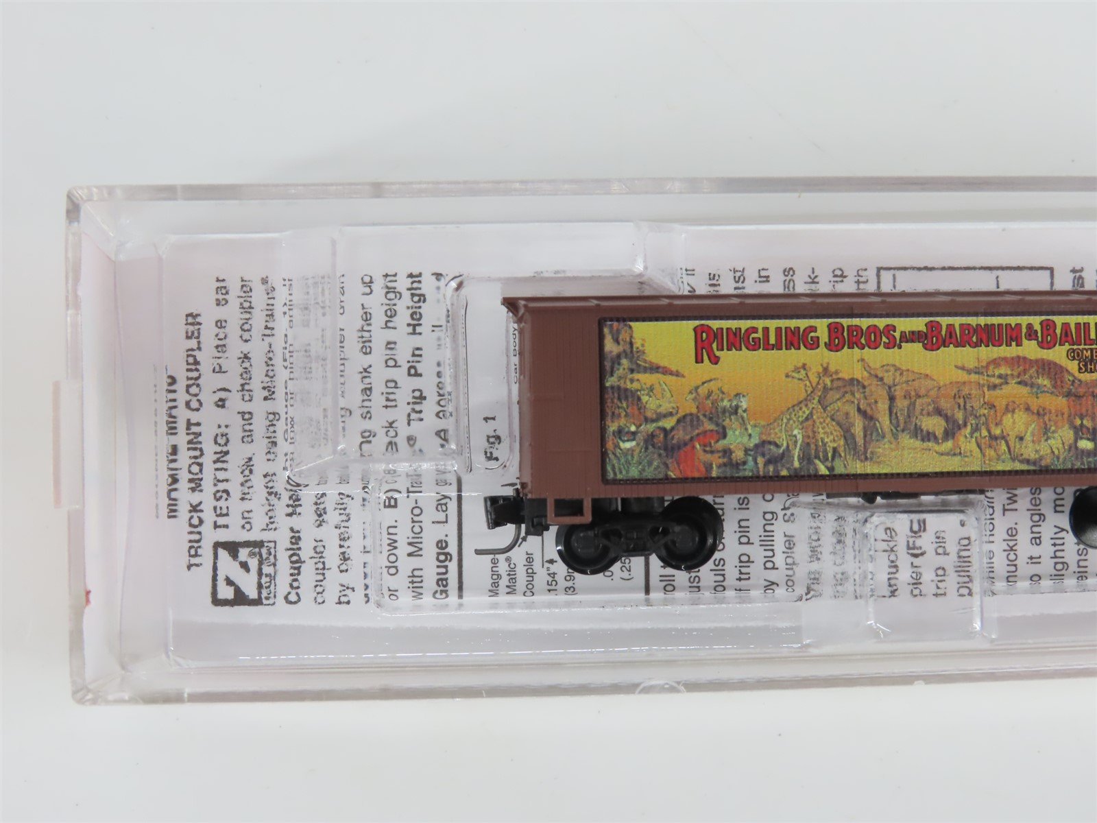 Z Micro-Trains MTL 51500603 Ringling Bros/Barnum & Bailey Billboard Box Car #3