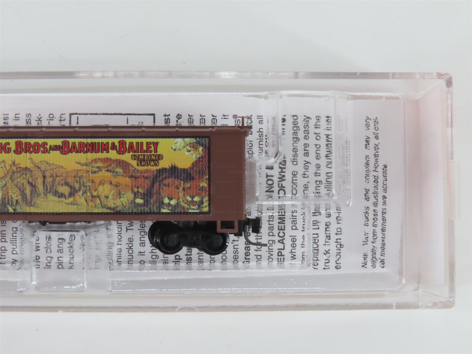 Z Micro-Trains MTL 51500603 Ringling Bros/Barnum & Bailey Billboard Box Car #3