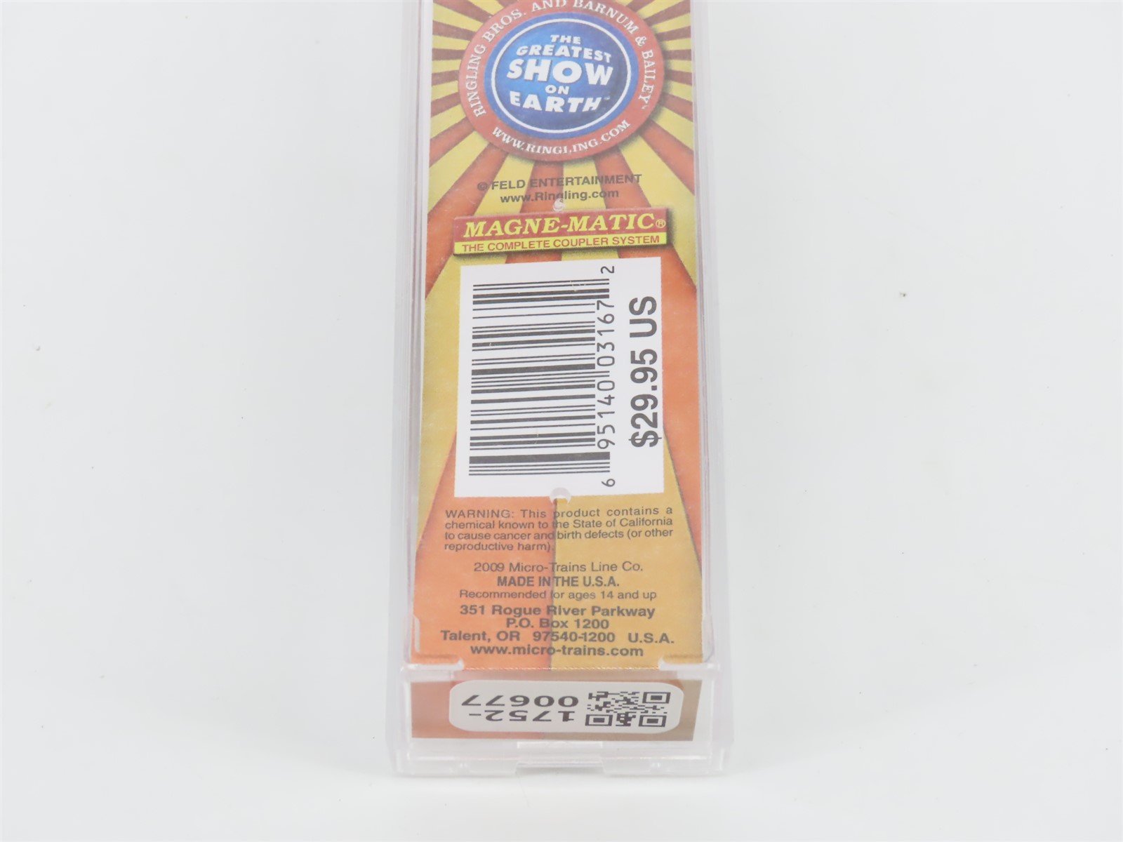 Z Micro-Trains MTL 51500603 Ringling Bros/Barnum & Bailey Billboard Box Car #3