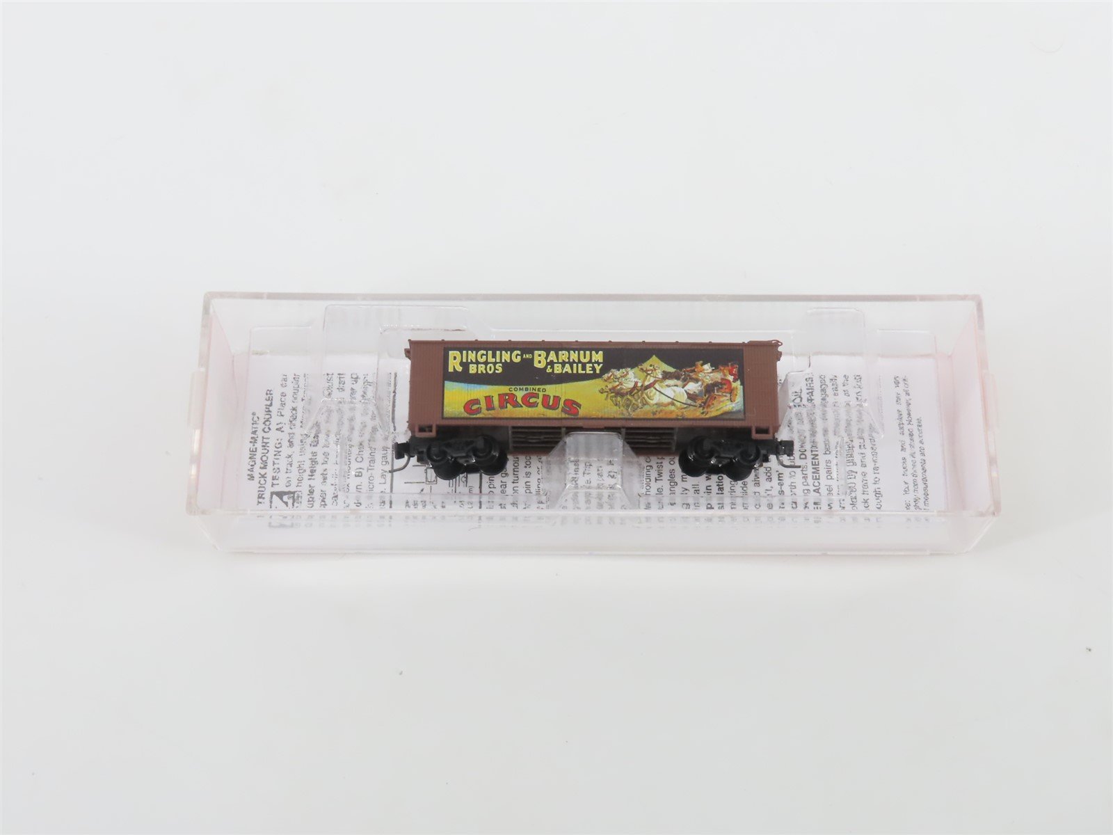 Z Micro-Trains MTL 51500606 Ringling Bros/Barnum & Bailey Billboard Box Car #6