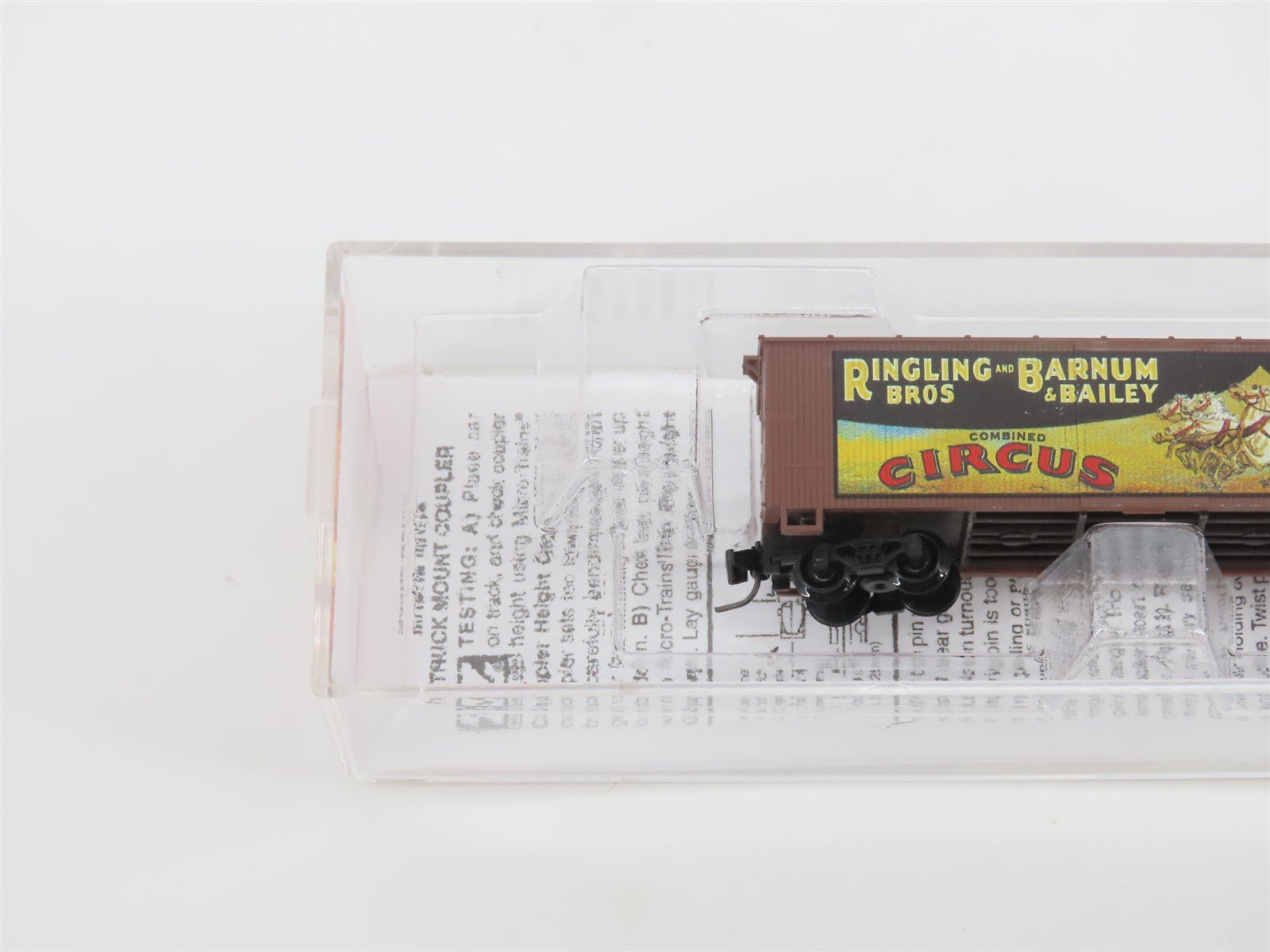 Z Micro-Trains MTL 51500606 Ringling Bros/Barnum & Bailey Billboard Box Car #6