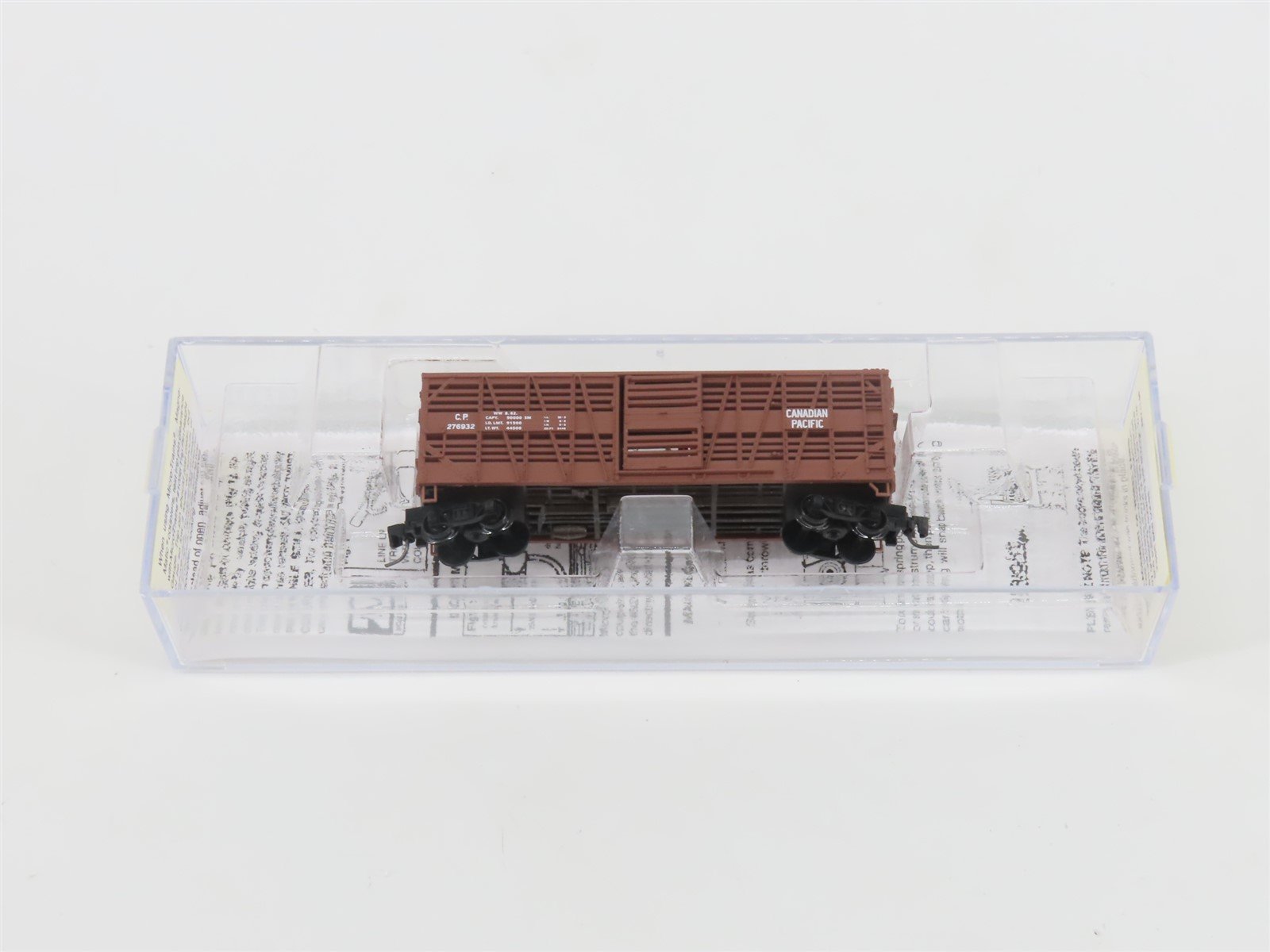 Z Micro-Trains MTL 52000110 CP Canadian Pacific 40' Despatch Stock Car #276932