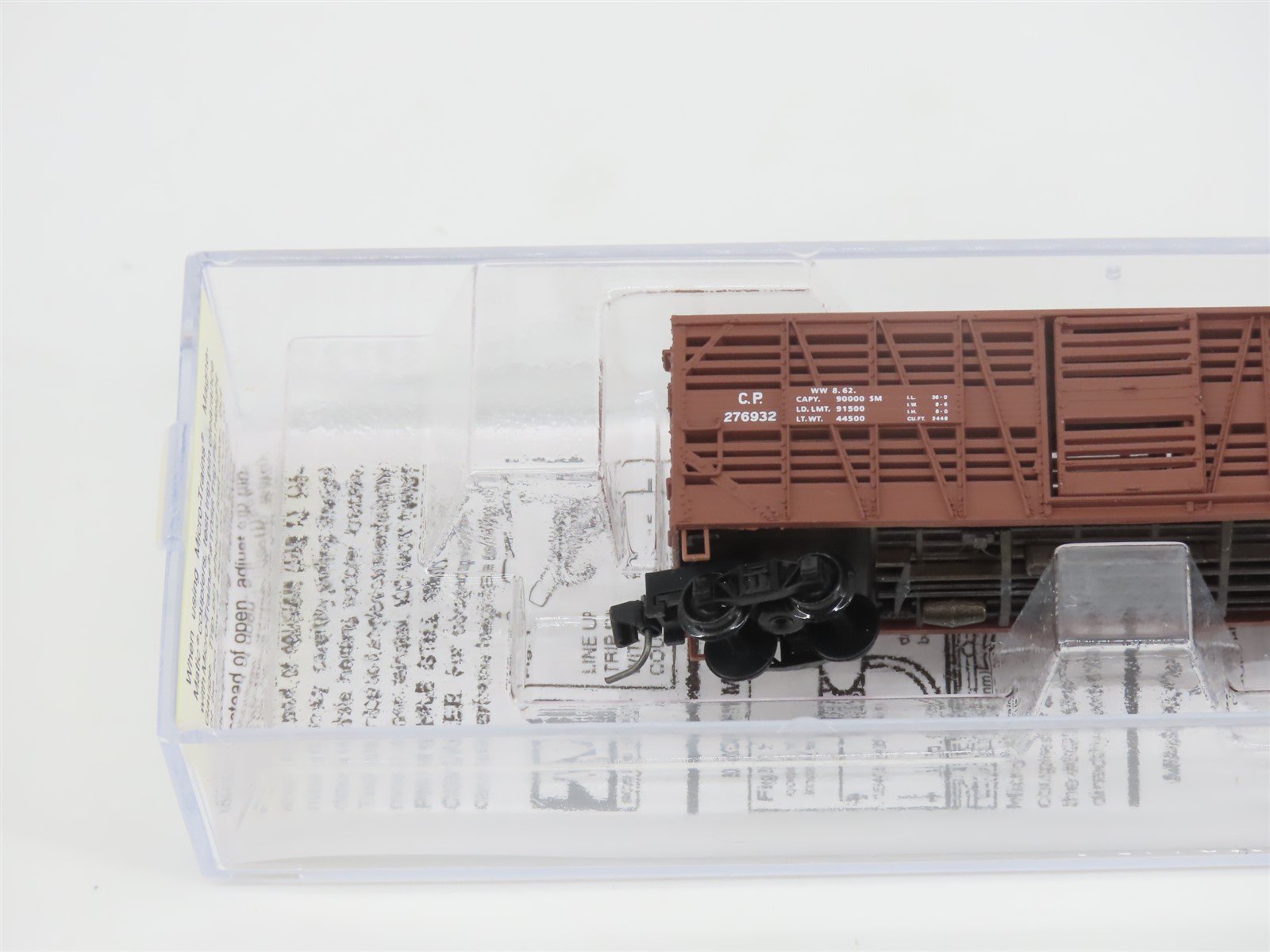Z Micro-Trains MTL 52000110 CP Canadian Pacific 40' Despatch Stock Car #276932