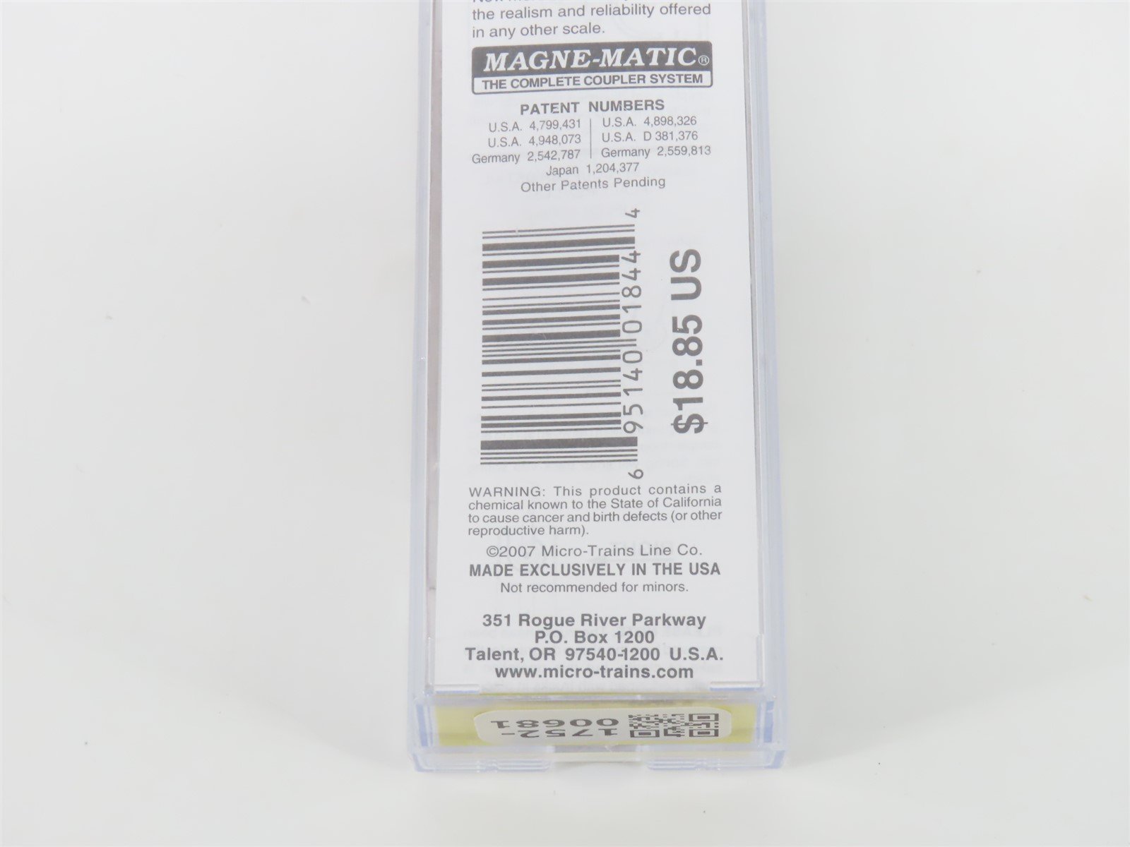 Z Micro-Trains MTL 52000110 CP Canadian Pacific 40' Despatch Stock Car #276932