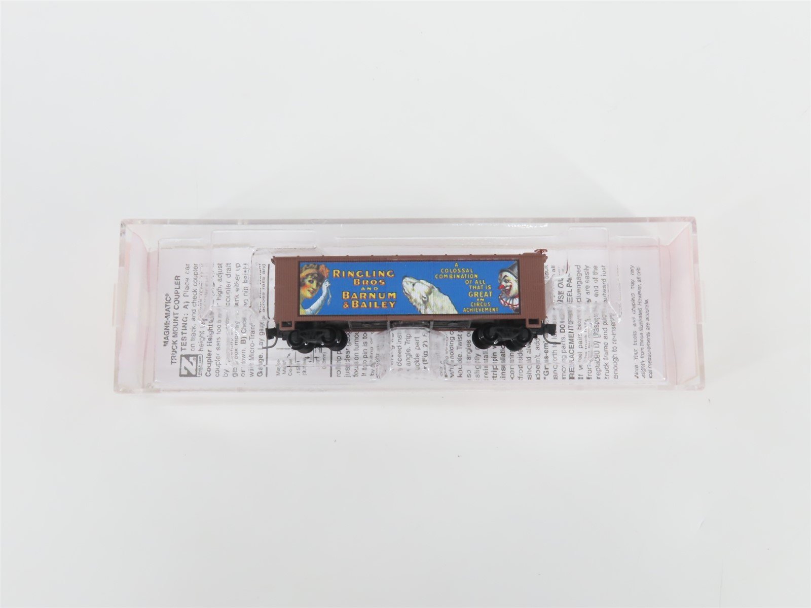 Z Micro-Trains MTL 51500608 Ringling Bros/Barnum & Bailey Billboard Box Car #8