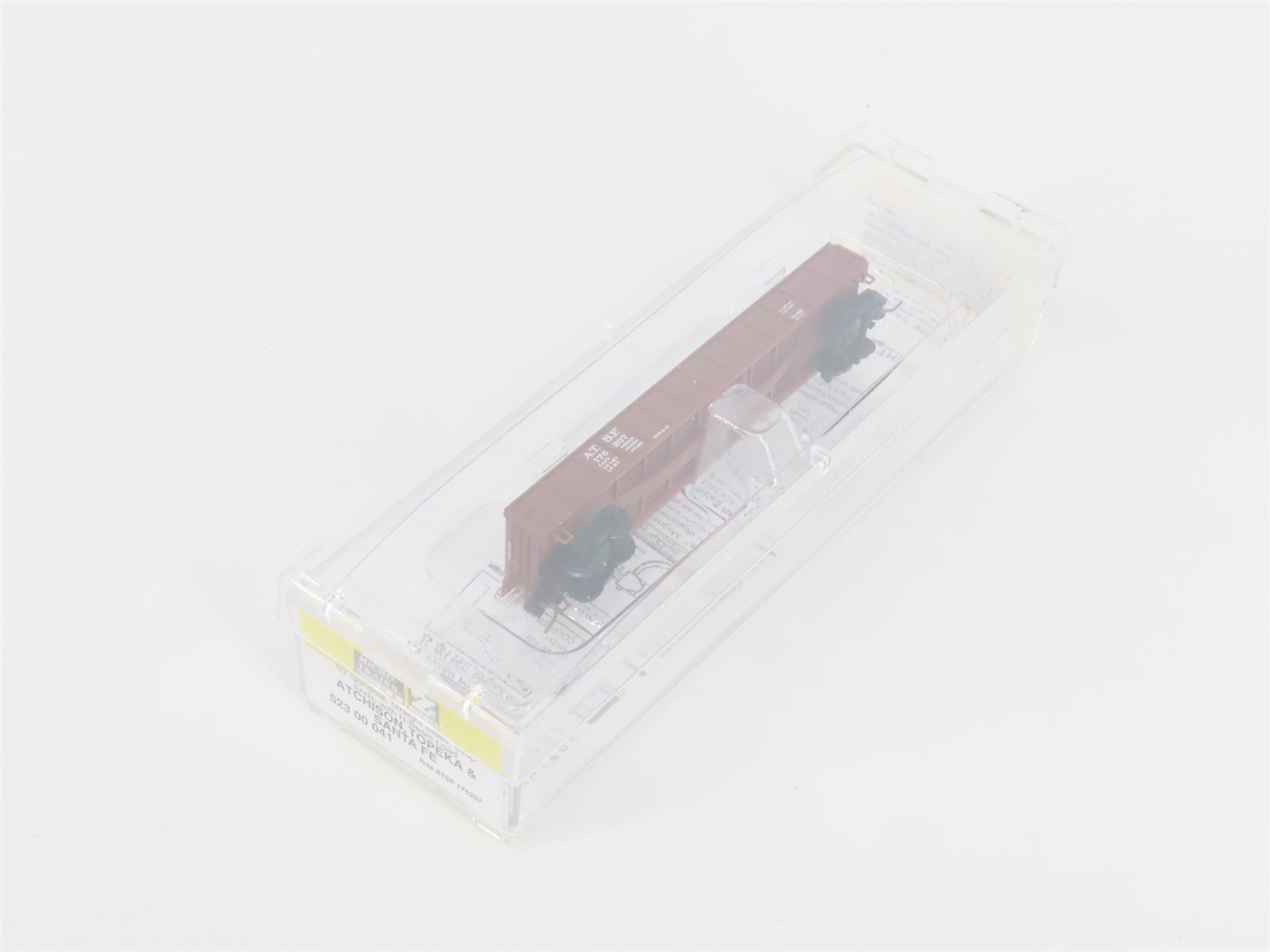 Z Micro-Trains MTL 52300041 ATSF Santa Fe 50' Gondola #176207 w/ H-Beam Load