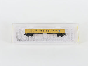 Z Micro-Trains MTL 52300051 MILW Milwaukee Road 50' Drop-End Gondola #81087