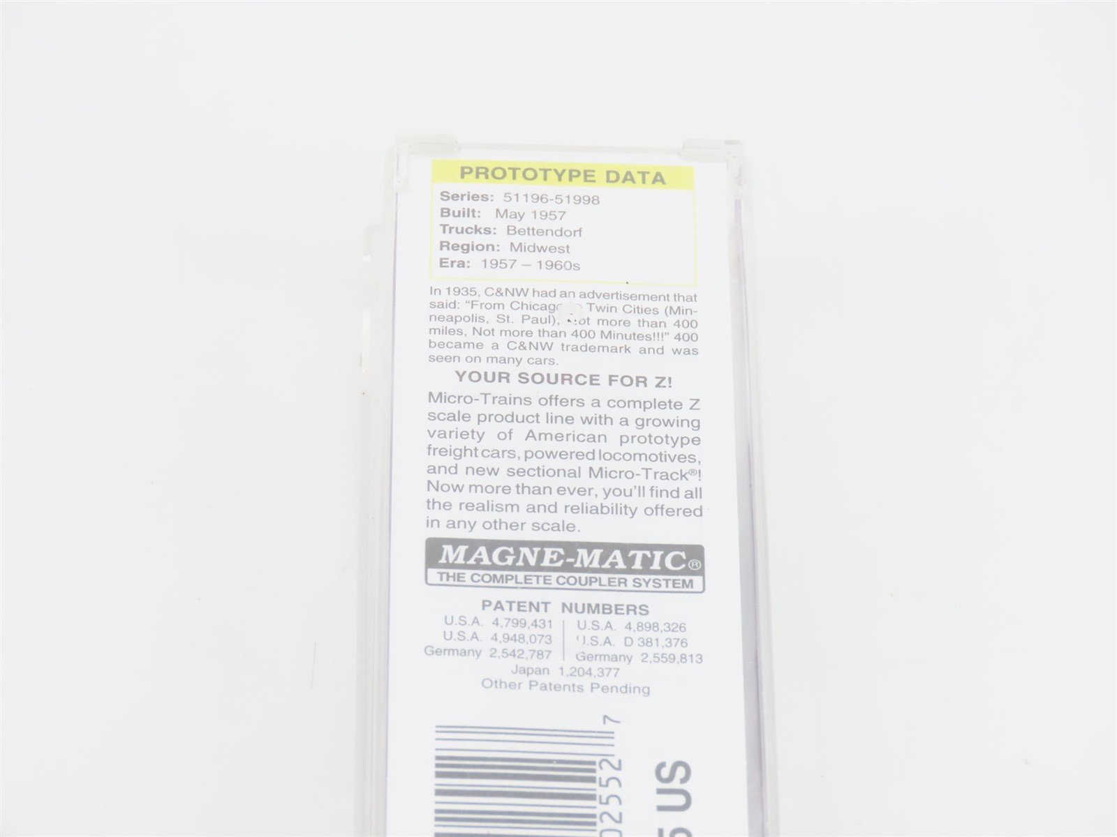 Z Micro-Trains MTL 50500232 CNW 