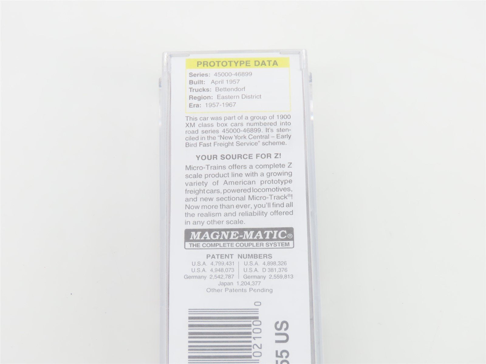 Z Scale Micro-Trains MTL 50600161 NYC 