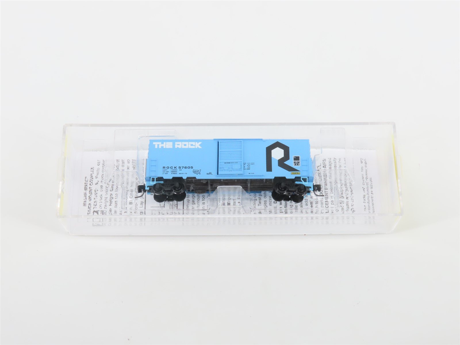 Z Micro-Trains MTL 50300041 RI ROCK "The Rock" 40' Single Door Box Car #57605