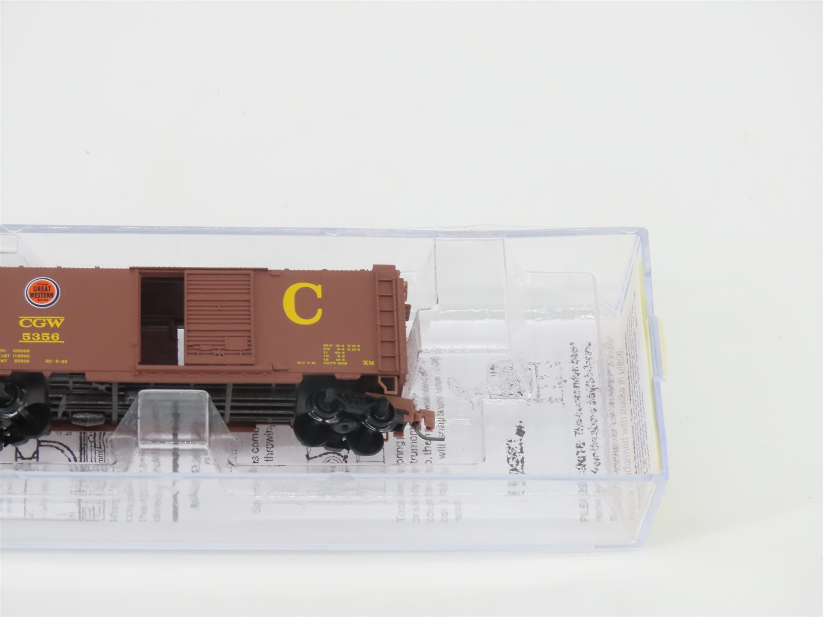 Z Scale Micro-Trains MTL 50000431 CGW 40' Compartmentizer Box Car #5356