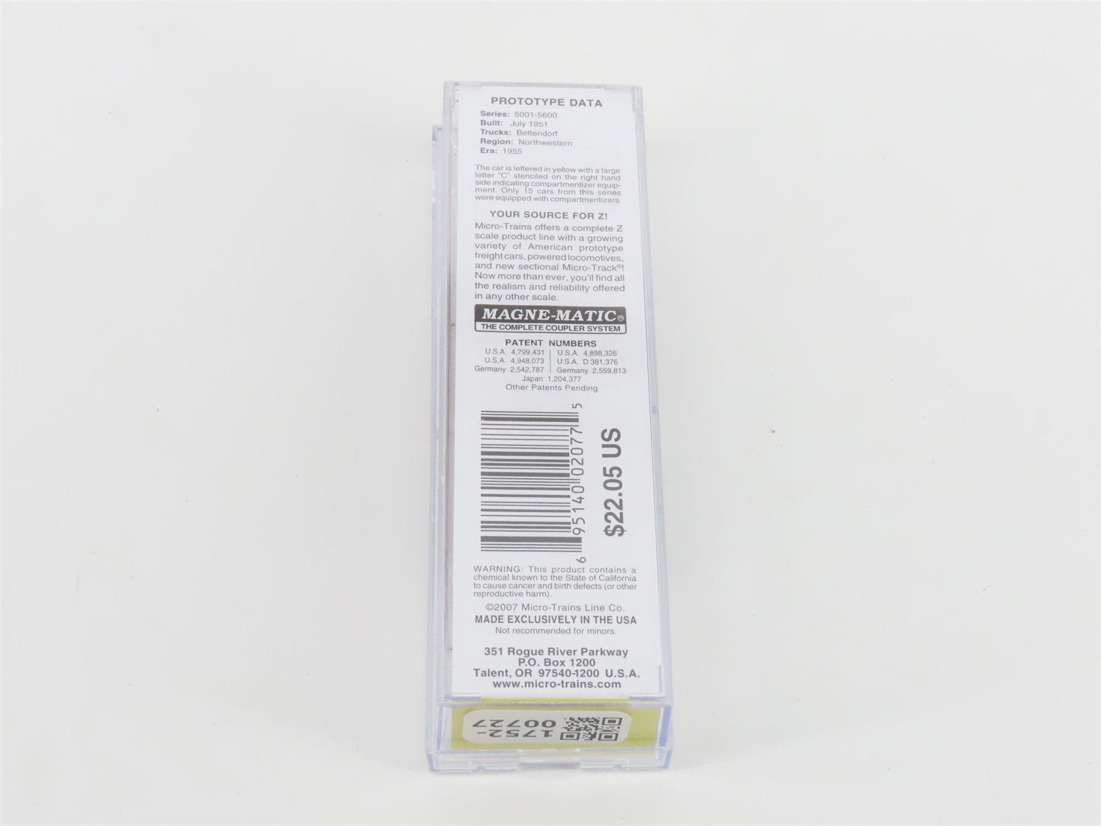 Z Scale Micro-Trains MTL 50000431 CGW 40' Compartmentizer Box Car #5356