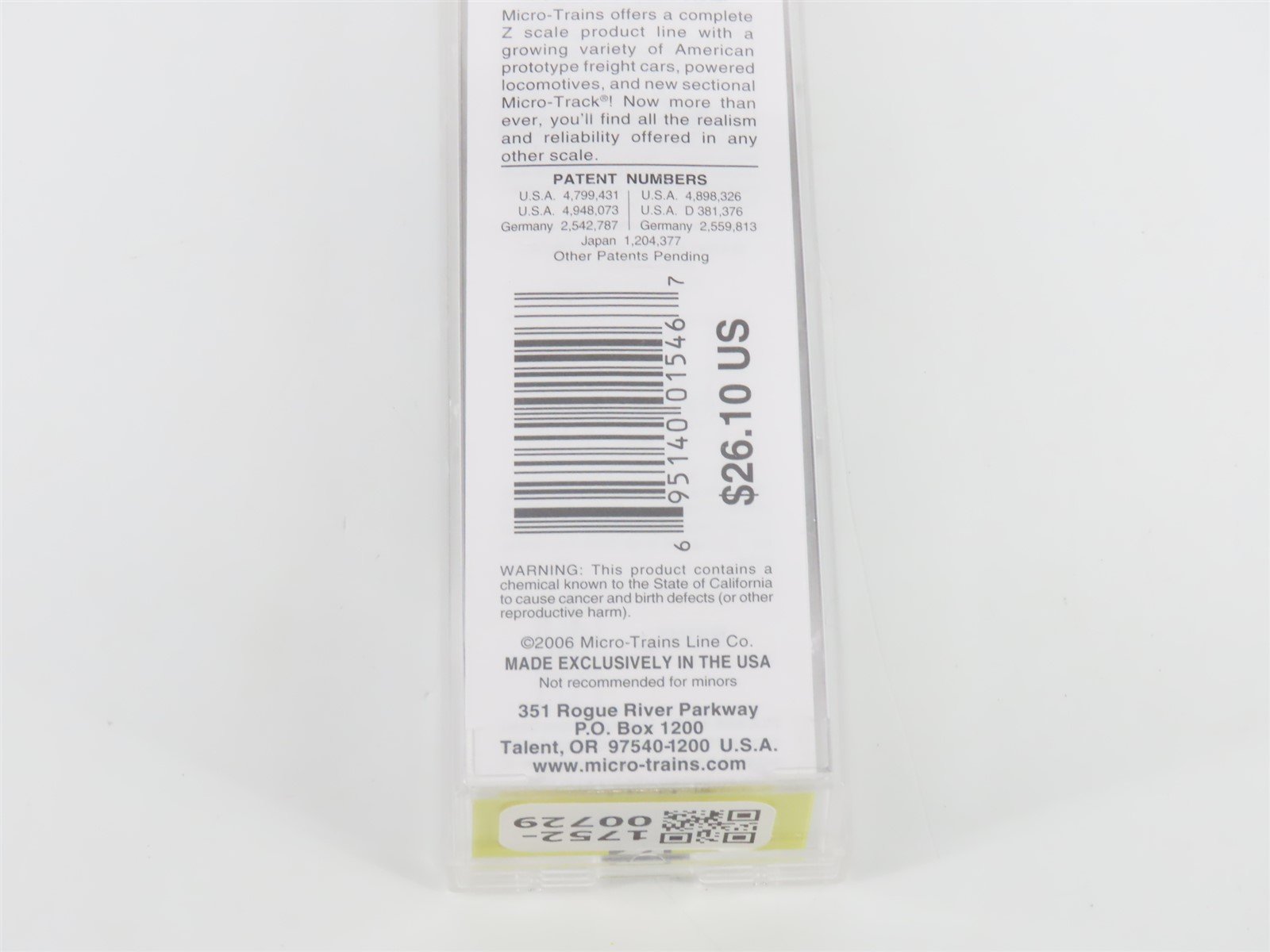 Z Micro-Trains MTL 50000360 GN Great Northern 40' Single Door Box Car #2533