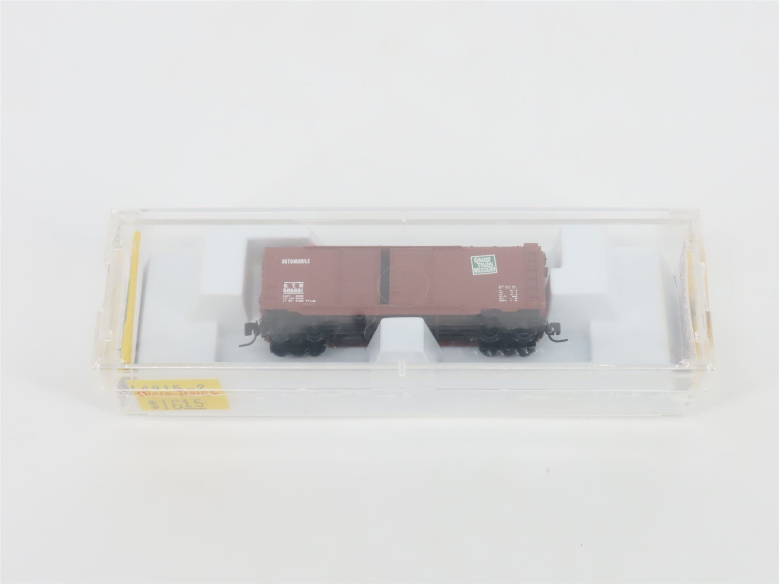 Z Micro-Trains MTL 14815-2 GTW Grand Trunk Western 40' Auto Box Car #585881