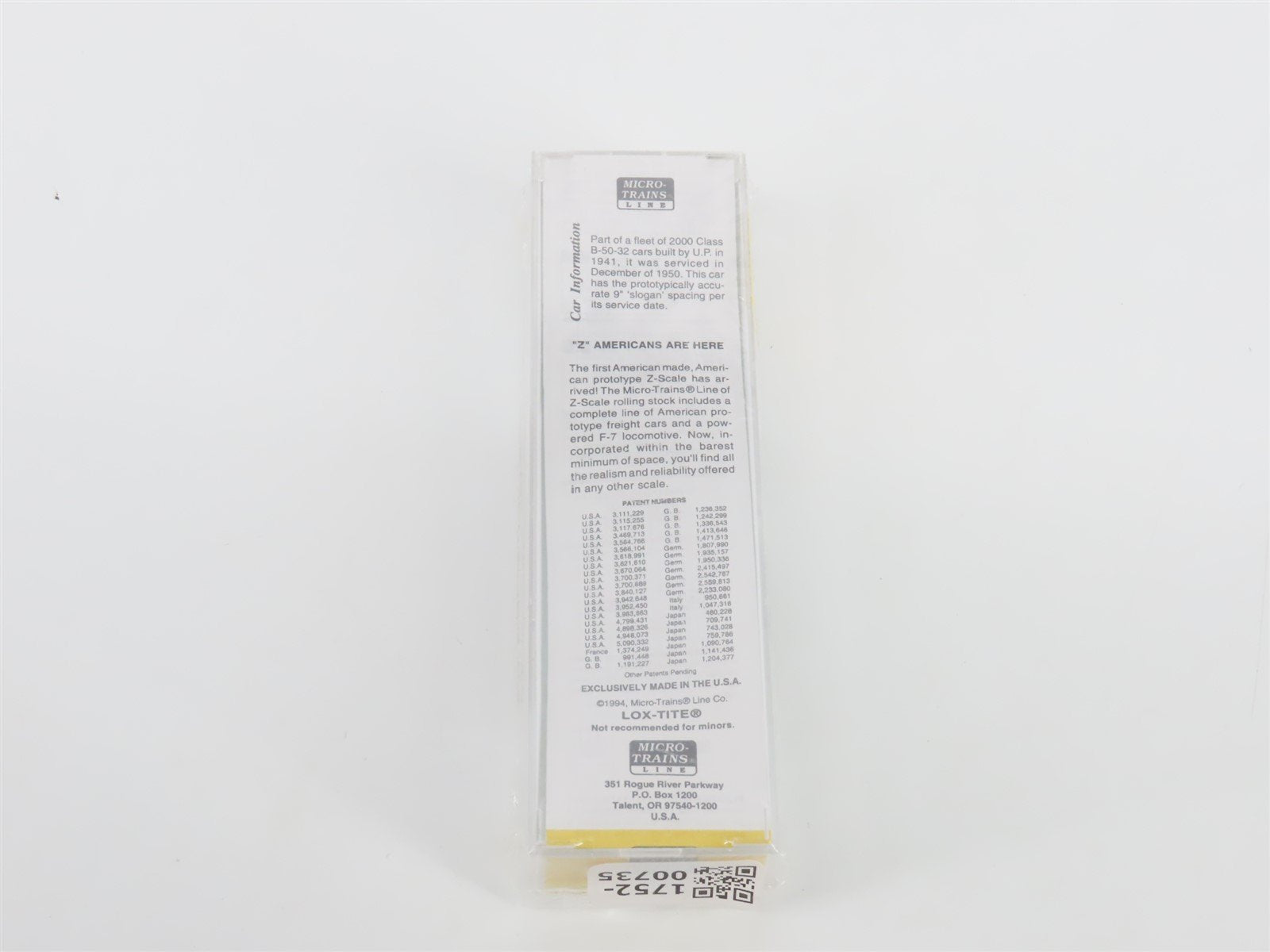 Z Micro-Trains MTL 14109-2 UP 