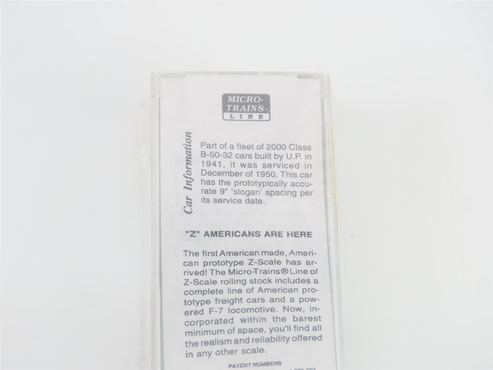 Z Micro-Trains MTL 14109-2 UP 