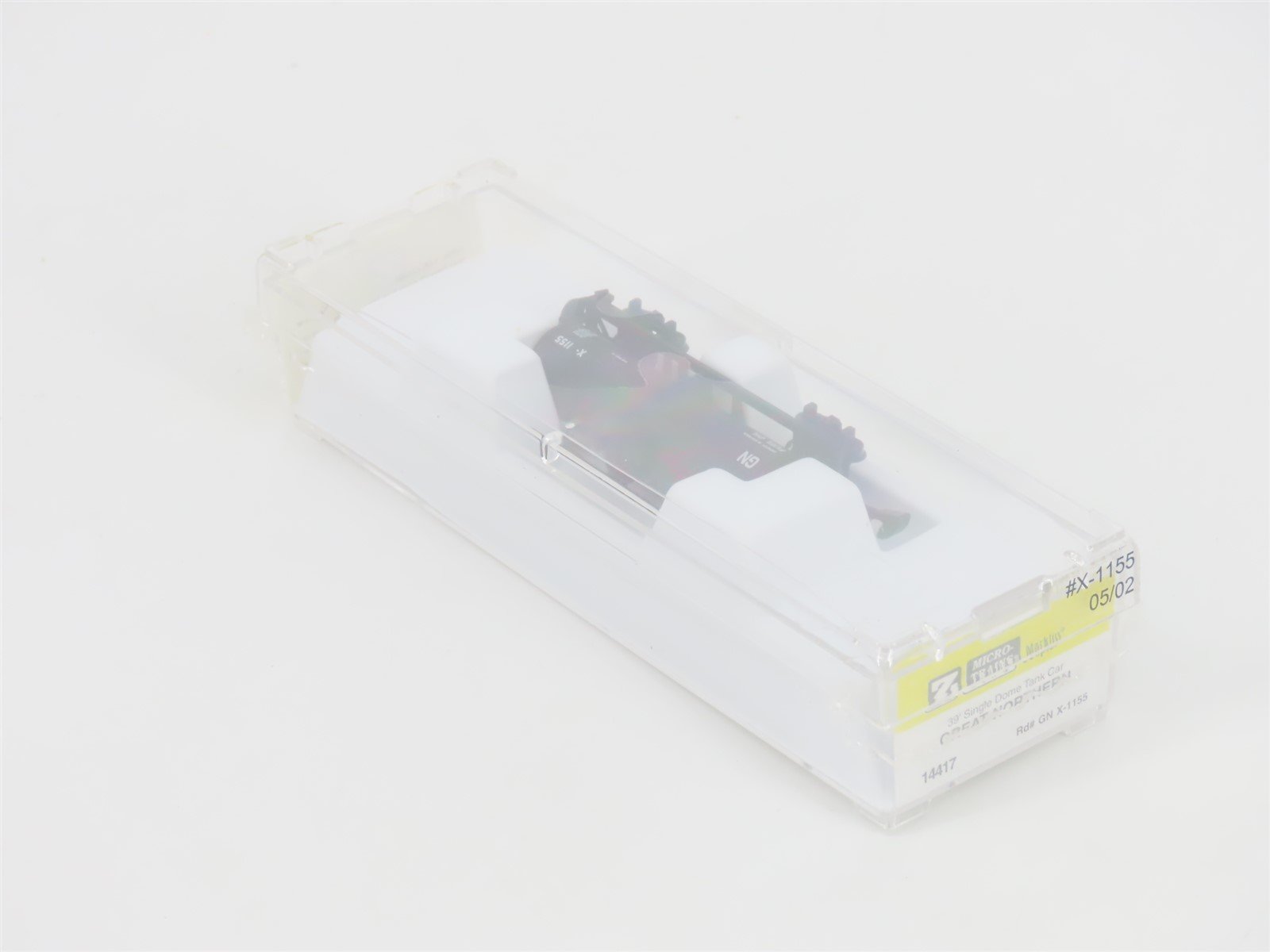 Z Micro-Trains MTL 14417 GN Great Northern 39' Single Dome Fuel Tank Car #X-1155