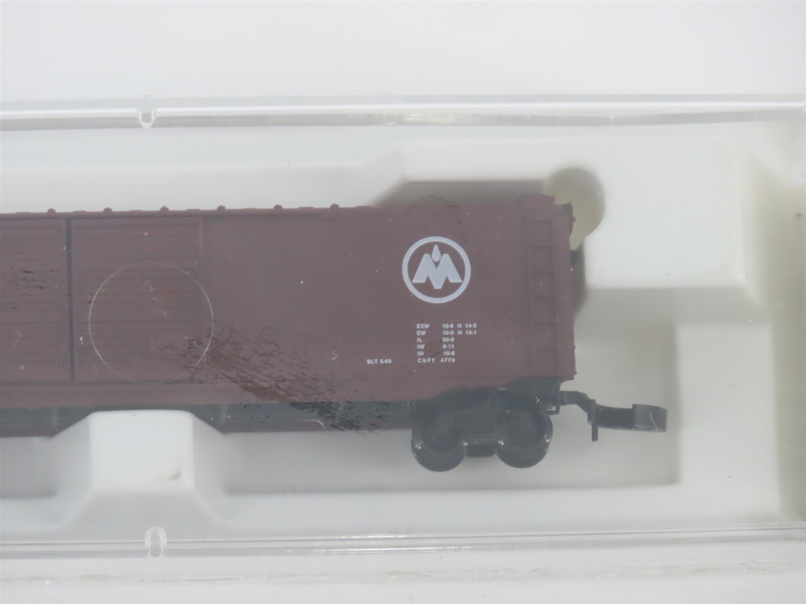 Z Scale Kadee Micro-Trains MTL 13711 MON Monon 50' Double Door Box Car #1499