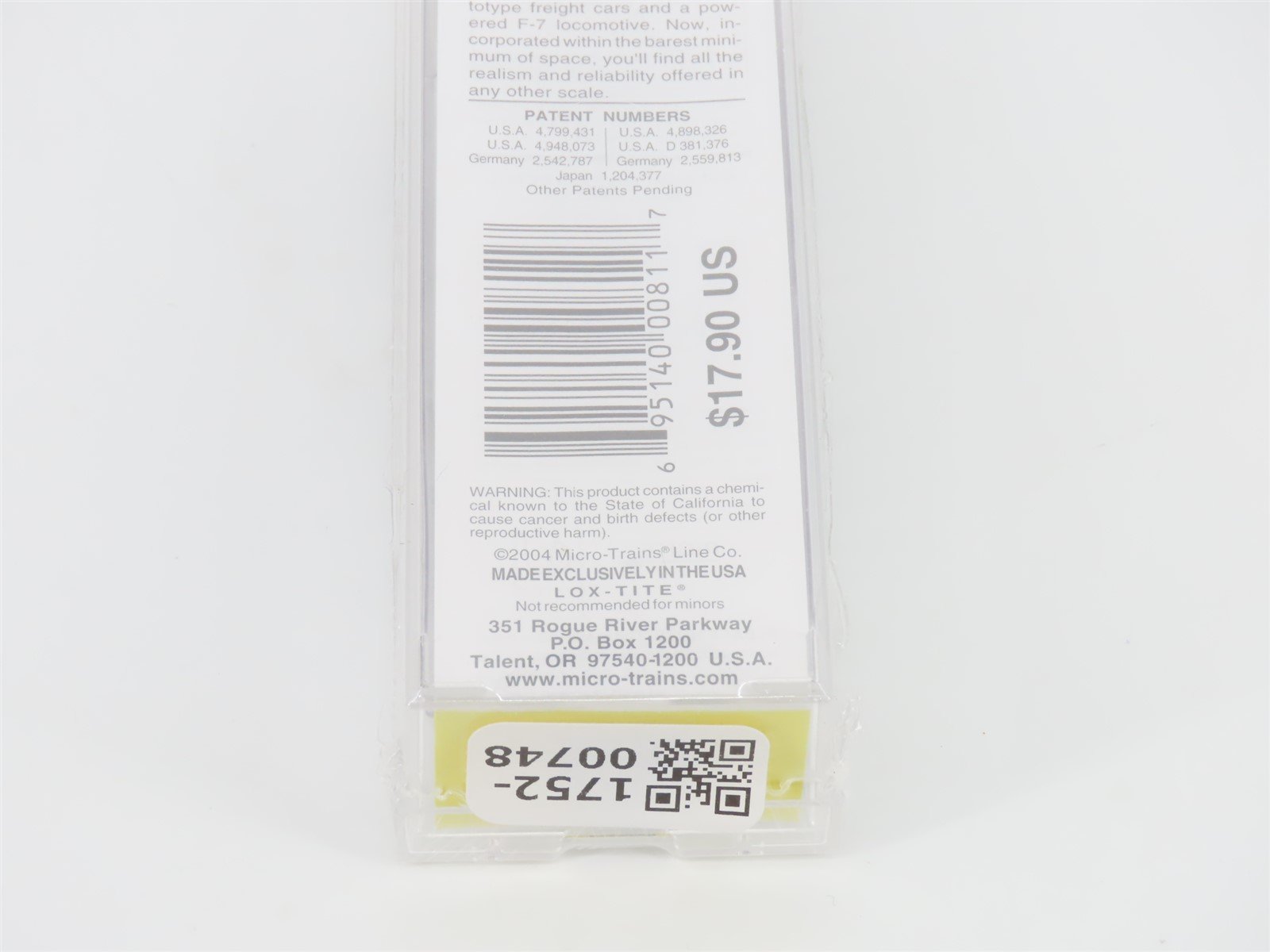 Z Micro-Trains MTL 13619 B&M Boston & Maine Milk 50' Plug Door Box Car #1917