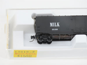 Z Micro-Trains MTL 13619-2 B&M Boston & Maine Milk 50' Plug Door Box Car #1919