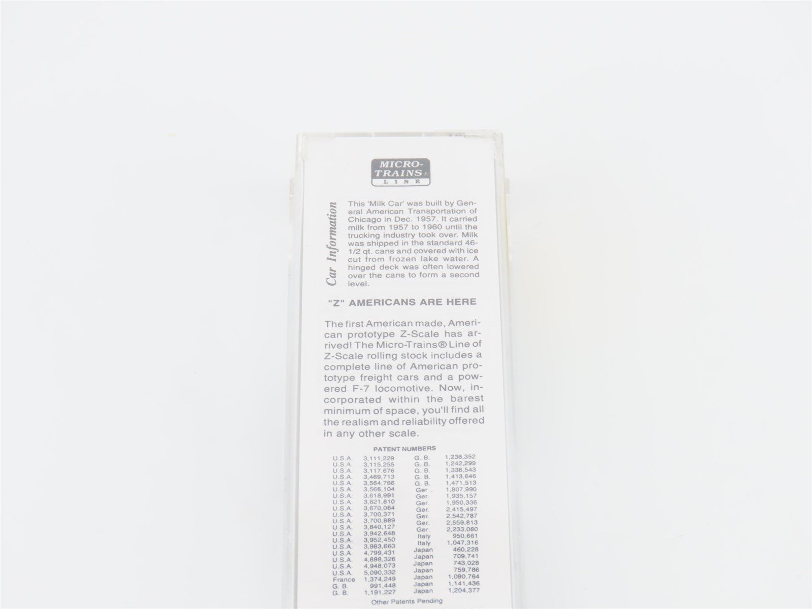 Z Micro-Trains MTL 13619-2 B&M Boston & Maine Milk 50' Plug Door Box Car #1919