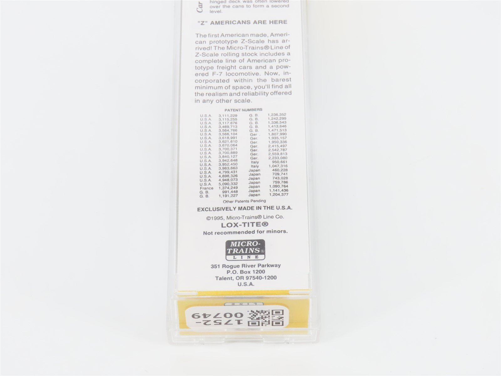 Z Micro-Trains MTL 13619-2 B&M Boston & Maine Milk 50' Plug Door Box Car #1919