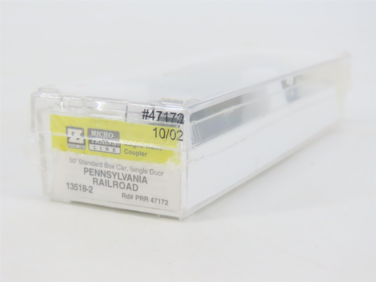 Z Scale Micro-Trains MTL 13518-2 PRR Pennsylvania (GAEX) 50' Box Car #47172
