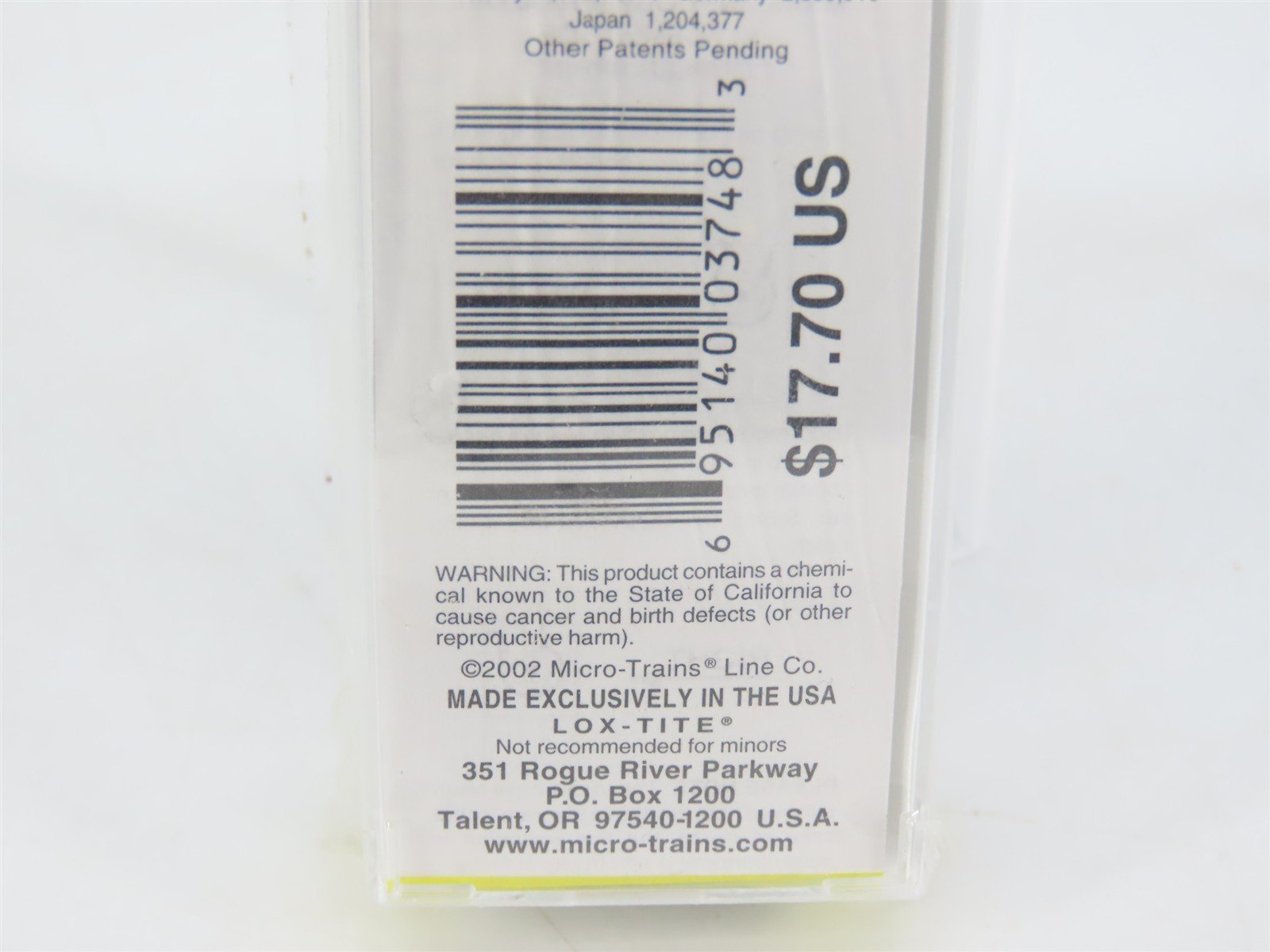 Z Scale Micro-Trains MTL 13517 BN Burlington Northern 50' Box Car #246002