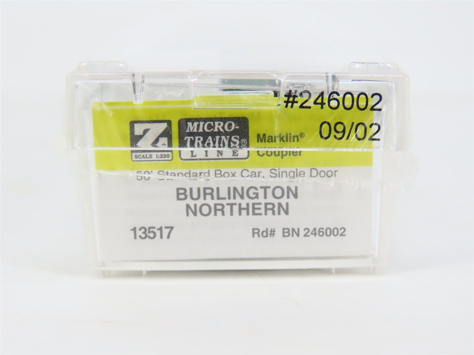 Z Scale Micro-Trains MTL 13517 BN Burlington Northern 50' Box Car #246002