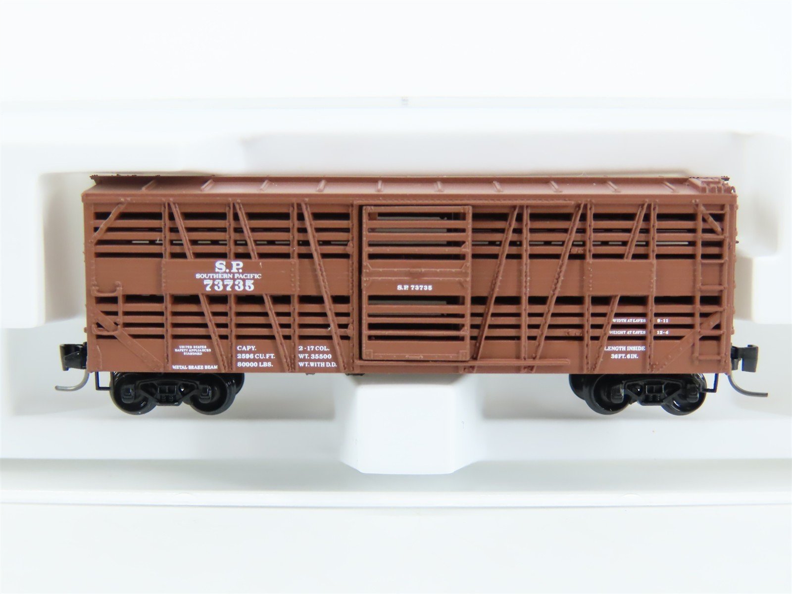 Z Scale Micro-Trains MTL 13810-2 SP Southern Pacific 40' Stock Car #73735