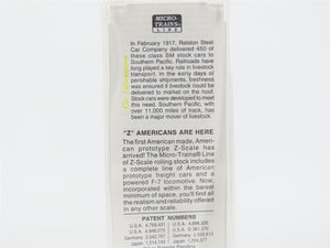 Z Scale Micro-Trains MTL 13810-2 SP Southern Pacific 40' Stock Car #73735