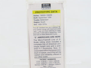 Z Scale Micro-Trains MTL 50100050 IC Illinois Central 40' Box Car #136996