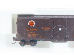 Z Scale Micro-Trains MTL 14919-2 CGW Chicago Great Western 40' Box Car #382