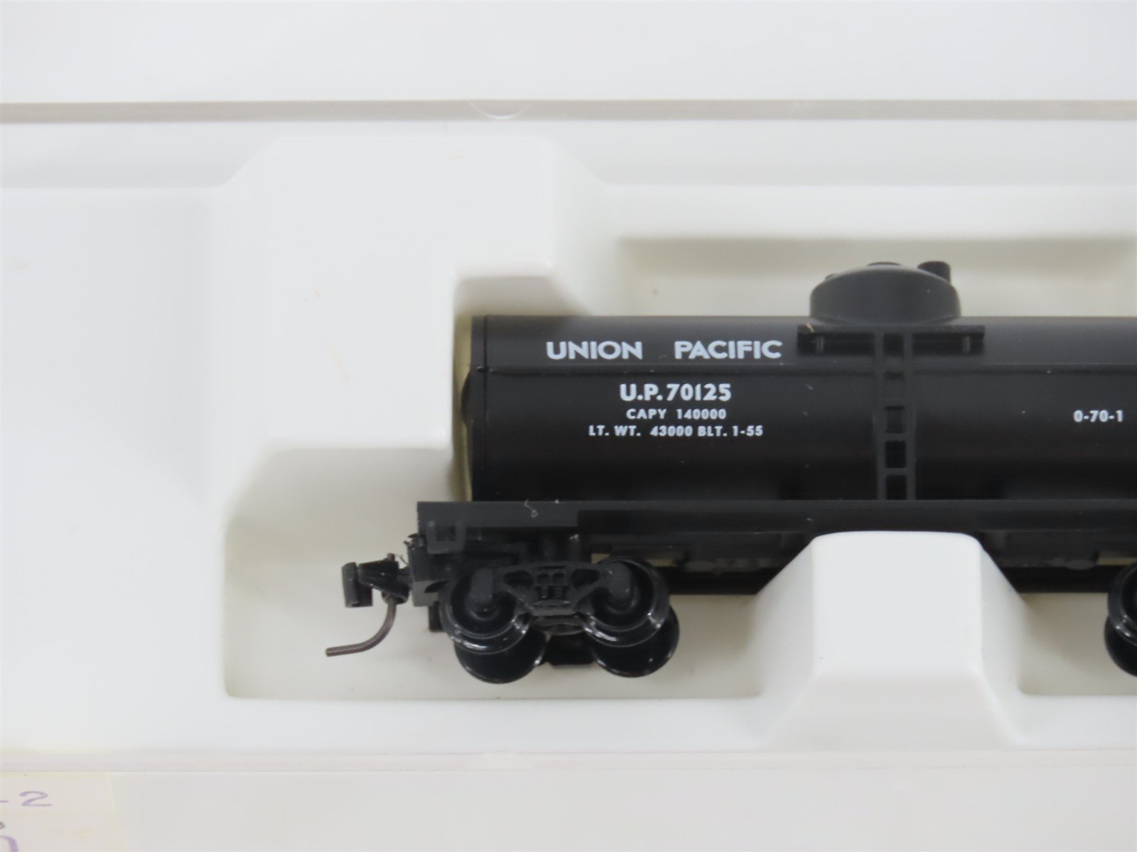 Z Kadee Micro-Trains MTL 14405-2 UP Union Pacific Single Dome Tank Car #70125